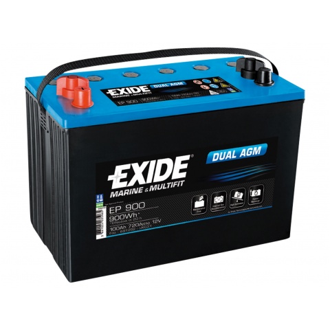 Akumulator 12V 100Ah EXIDE DUAL AGM EP900 