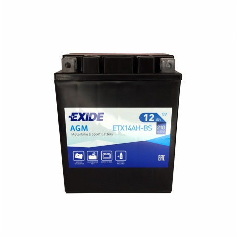 Akumulator 12V 12Ah ETX14AH-BS EXIDE AGM 