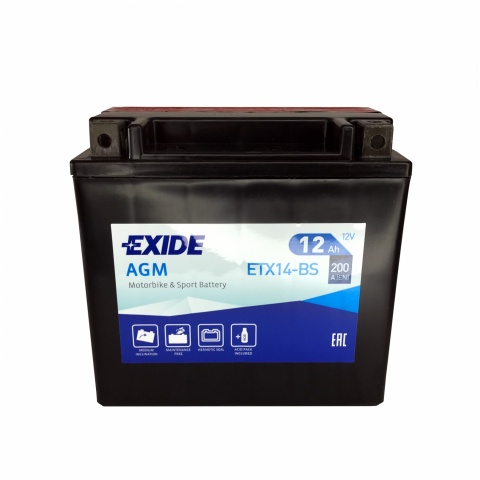 Akumulator 12V 14Ah ETX14-BS EXIDE AGM 