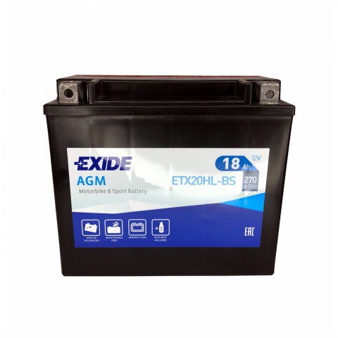 Akumulator 12V 18Ah ETX20HL-BS EXIDE AGM 