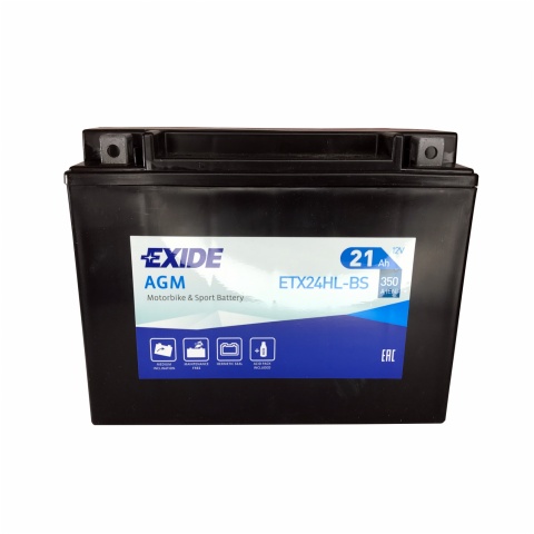 Akumulator 12V 21Ah ETX24HL-BS EXIDE AGM 