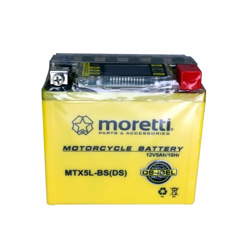 Akumulator 12V 5Ah MTX5L-BS I-GEL MORETTI 