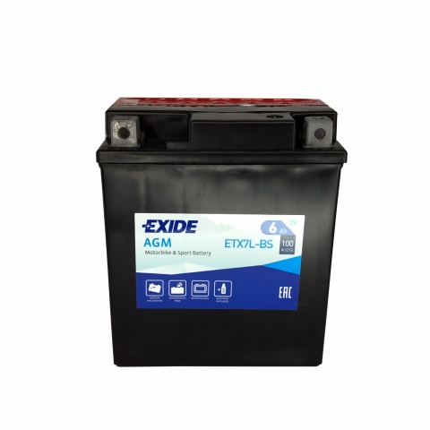 Akumulator 12V 6Ah ETX7L-BS EXIDE AGM 